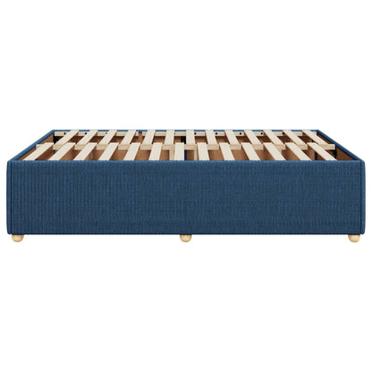 Bedframe zonder matras stof blauw 140x190 cm