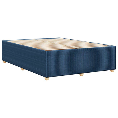 Bedframe zonder matras stof blauw 140x190 cm