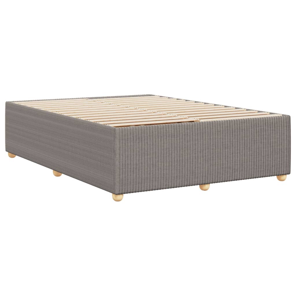 Bedframe zonder matras stof taupe 140x200 cm