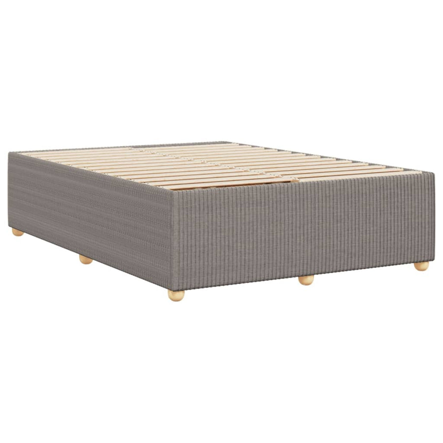 Bedframe zonder matras stof taupe 140x200 cm