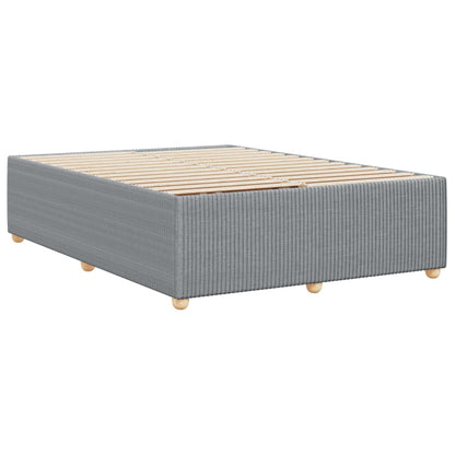 Bedframe zonder matras stof lichtgrijs 160x200 cm