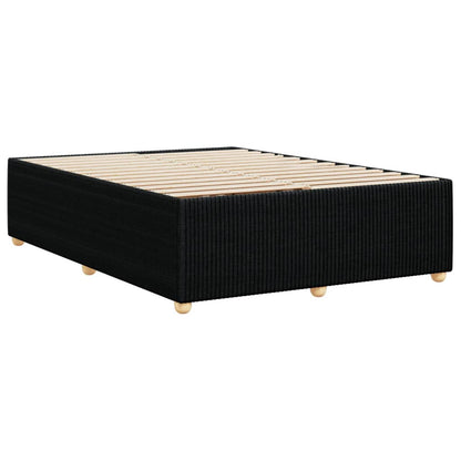 Bedframe zonder matras stof zwart 160x200 cm