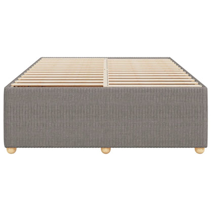 Bedframe zonder matras stof taupe 160x200 cm