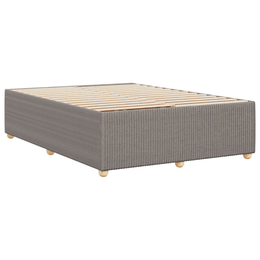 Bedframe zonder matras stof taupe 160x200 cm