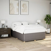 Bedframe stof taupe 160x200 cm