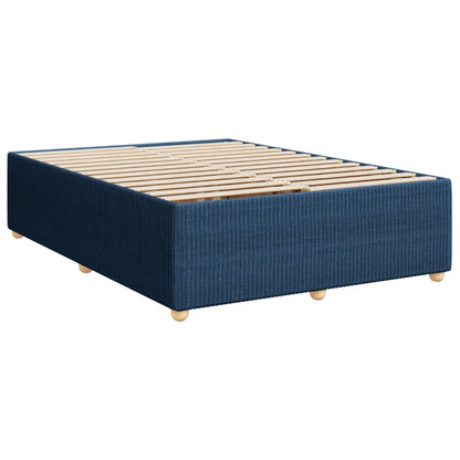 Bedframe zonder matras stof blauw 160x200 cm
