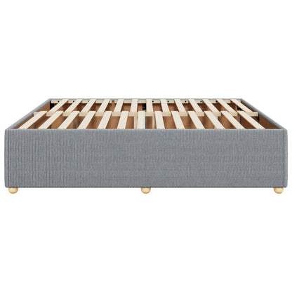 Bedframe zonder matras stof lichtgrijs 180x200 cm