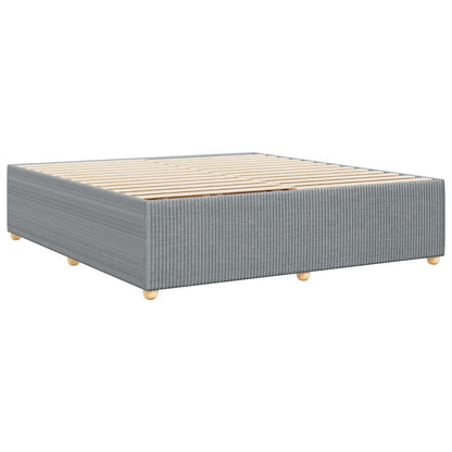 Bedframe zonder matras stof lichtgrijs 180x200 cm