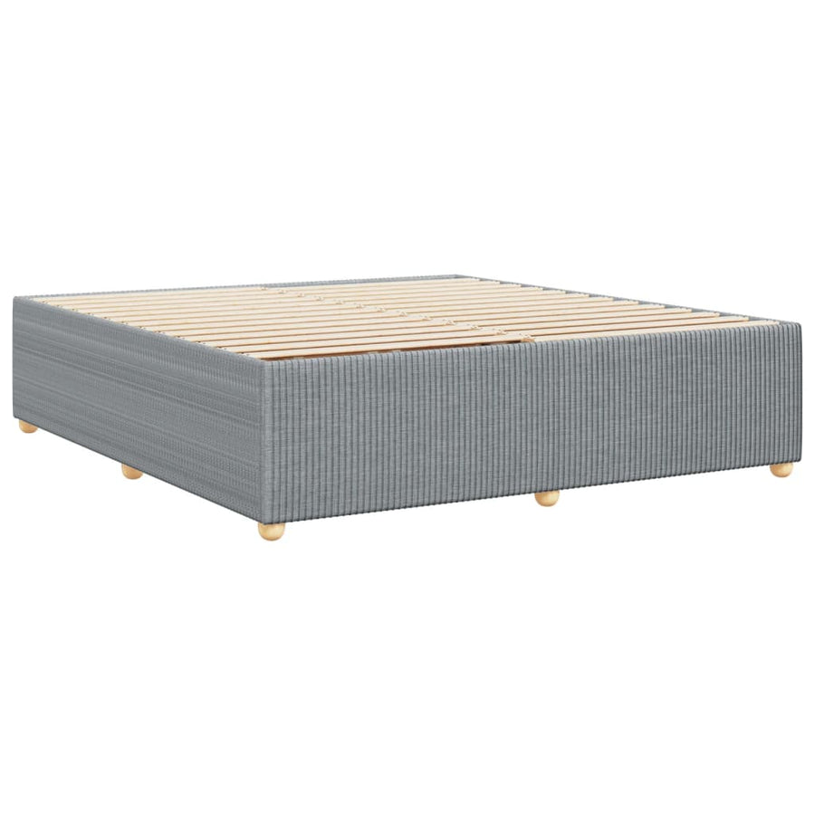 Bedframe zonder matras stof lichtgrijs 180x200 cm