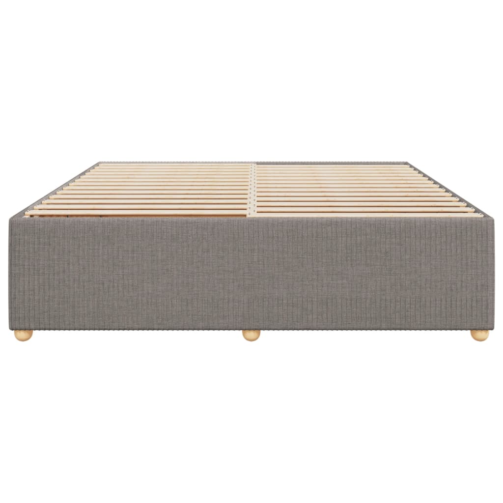Bedframe zonder matras stof taupe 180x200 cm