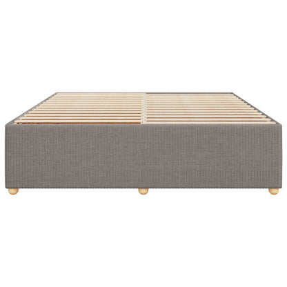 Bedframe zonder matras stof taupe 180x200 cm