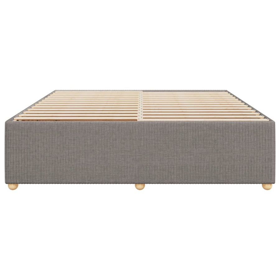 Bedframe zonder matras stof taupe 180x200 cm