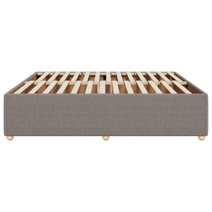 Bedframe zonder matras stof taupe 180x200 cm
