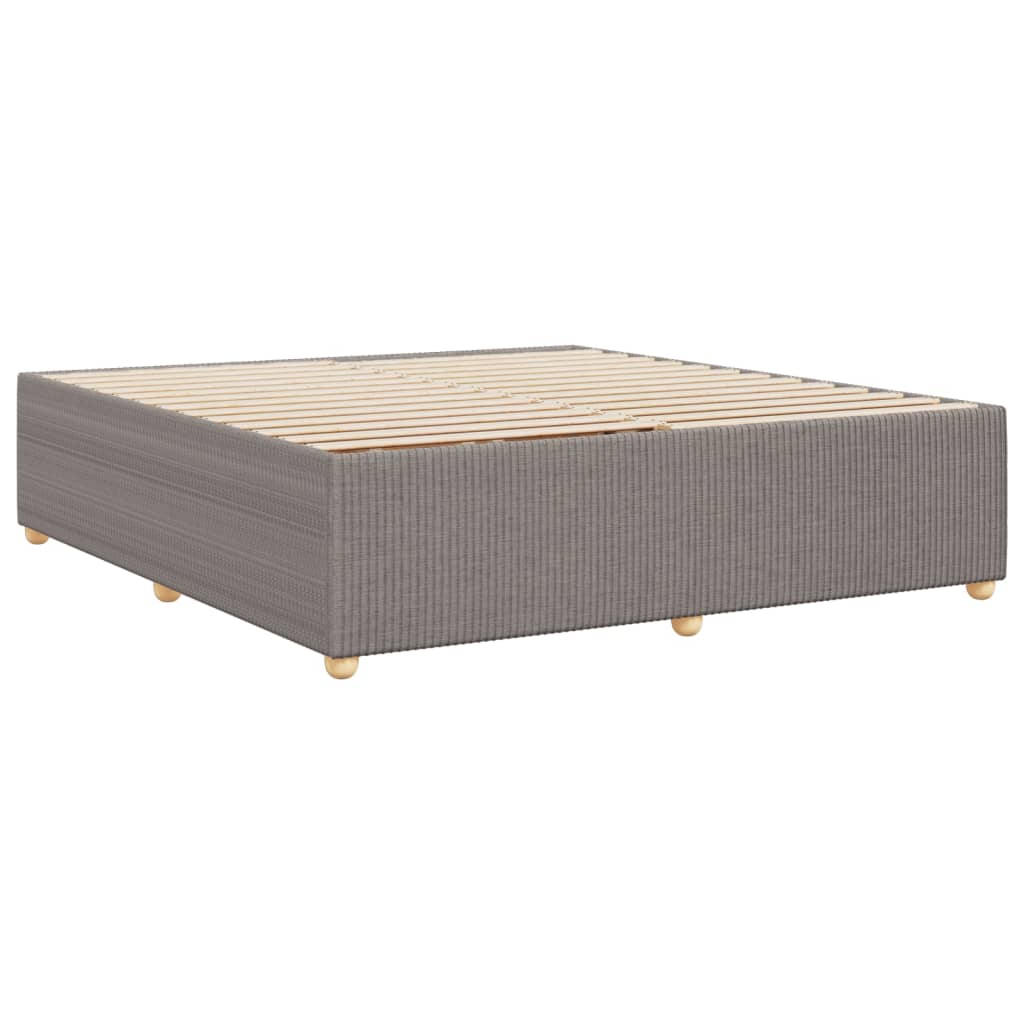 Bedframe zonder matras stof taupe 180x200 cm