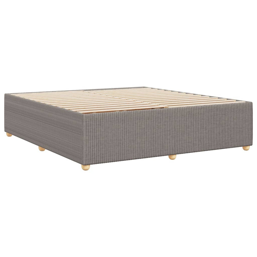 Bedframe zonder matras stof taupe 180x200 cm