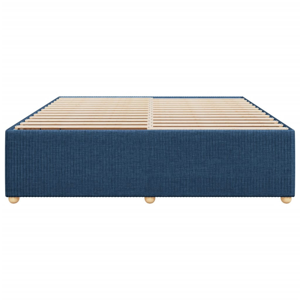 Bedframe zonder matras stof blauw 180x200 cm
