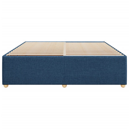 Bedframe zonder matras stof blauw 180x200 cm