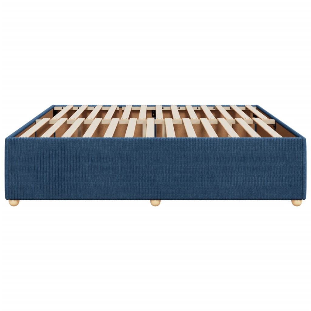 Bedframe zonder matras stof blauw 180x200 cm
