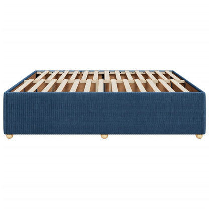 Bedframe zonder matras stof blauw 180x200 cm