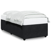 Bedframe fluweel zwart 80x200 cm