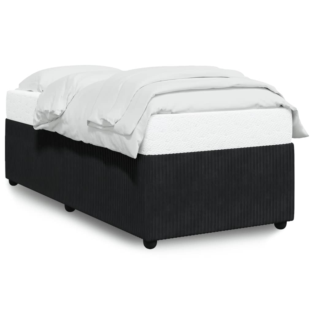 Bedframe fluweel zwart 90x190 cm
