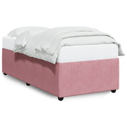 Bedframe fluweel roze 90x190 cm