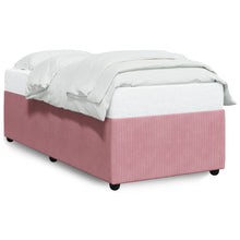 Bedframe fluweel roze 90x190 cm