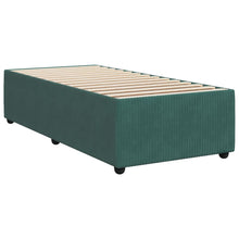 Bedframe fluweel donkergroen 90x200 cm
