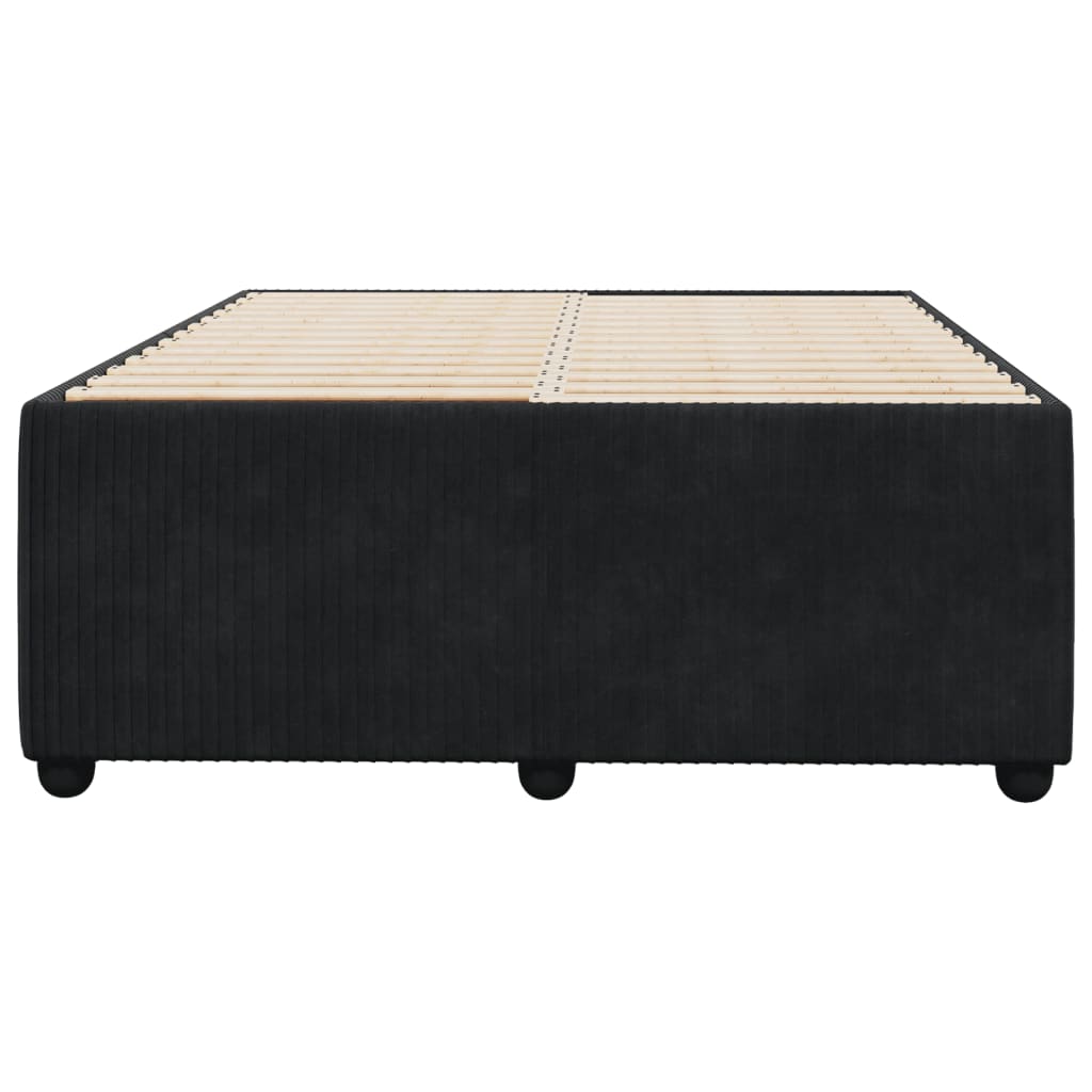 Bedframe fluweel zwart 120x190 cm