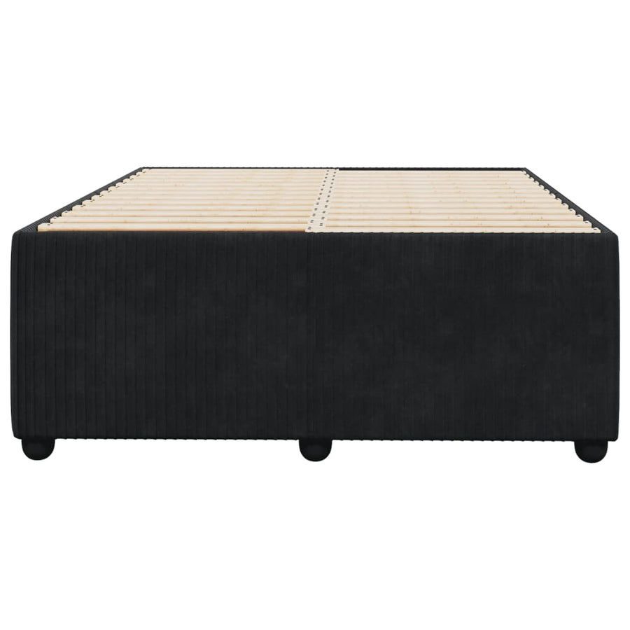 Bedframe fluweel zwart 120x190 cm