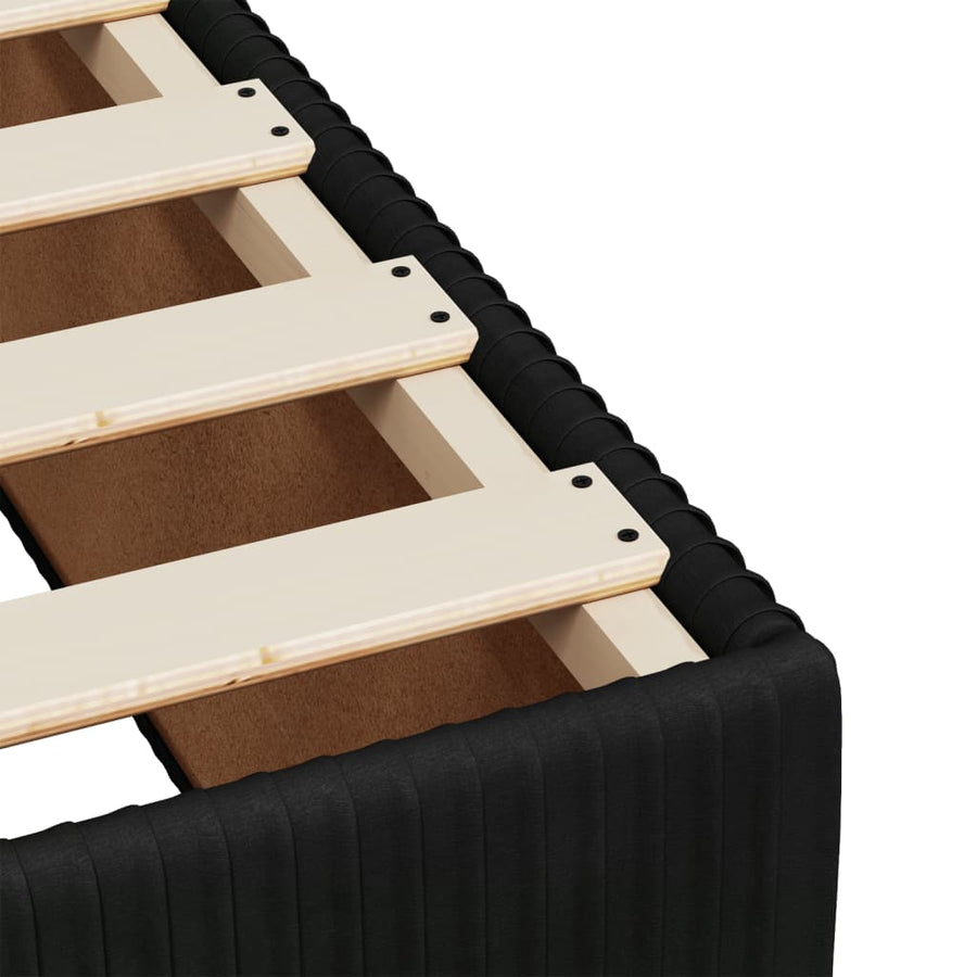 Bedframe fluweel zwart 120x190 cm