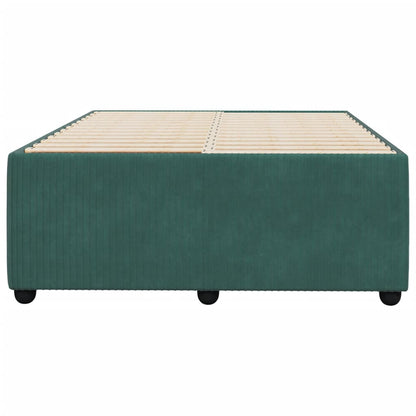 Bedframe fluweel donkergroen 120x190 cm