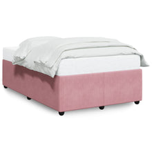 Bedframe fluweel roze 120x190 cm