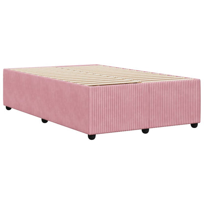 Bedframe fluweel roze 120x200 cm