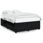 Bedframe 140x200 cm fluweel zwart