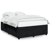 Bedframe 140x200 cm fluweel zwart