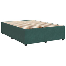 Bedframe fluweel donkergroen 160x200 cm