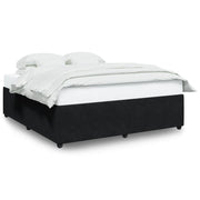 Bedframe 180x200 cm fluweel zwart