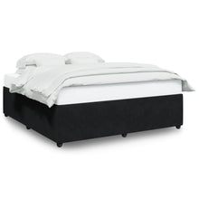Bedframe fluweel zwart 200x200 cm