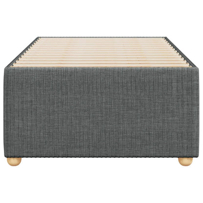Bedframe stof donkergrijs Single
