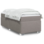 Boxspring 90x190 cm taupe met pocketveringmatras