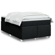 Boxspring met matras 120x200 cm zwart