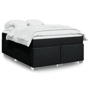 Boxspring met matras 160x200 cm zwart