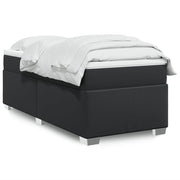 Boxspring 100x200 cm kunstleer zwart