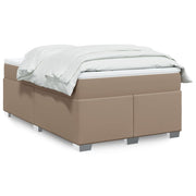 Boxspring 120x190 cm kunstleer cappuccino