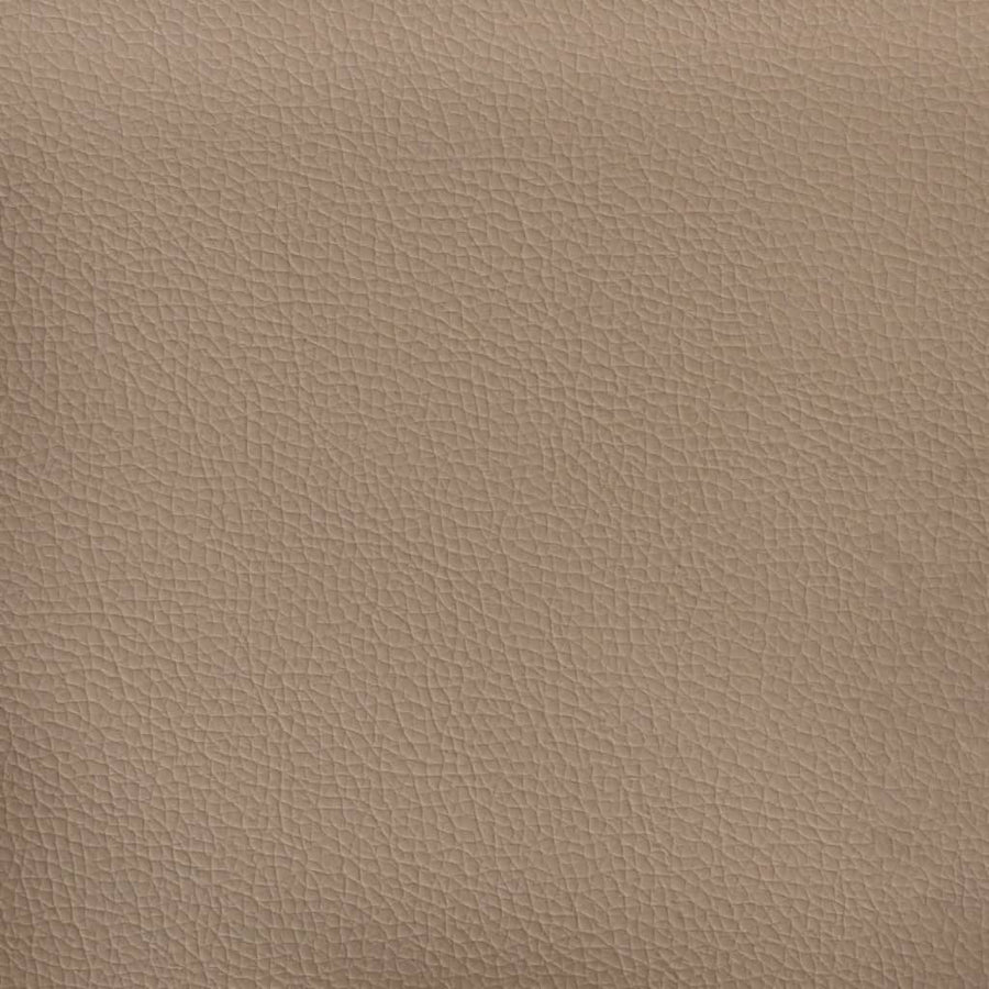 Boxspring met matras kunstleer cappuccinokleurig 120x200 cm