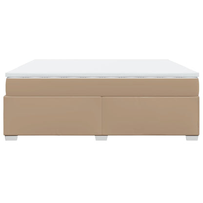 Boxspring Met Matras Kunstleer Kleurig 200 x 200 cm
