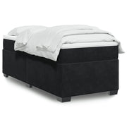 Boxspring 80x200 cm fluweel zwart