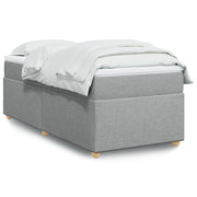 Boxspring met matras 80x200 cm lichtgrijs
