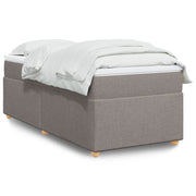 Boxspring 100x200 cm taupe met pocketveringmatras